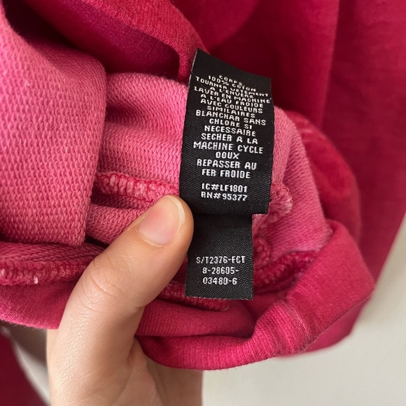 Sanctuary Parkside Cold Shoulder Camellia Sweatshirt in Pink Women's Size S - Picture 9 of 14